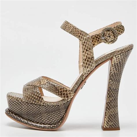 versace watersnake sandals|Women's Luxury and Designer Sandals .